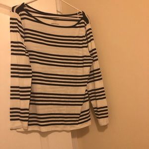 Navy and white striped Old Navy Top